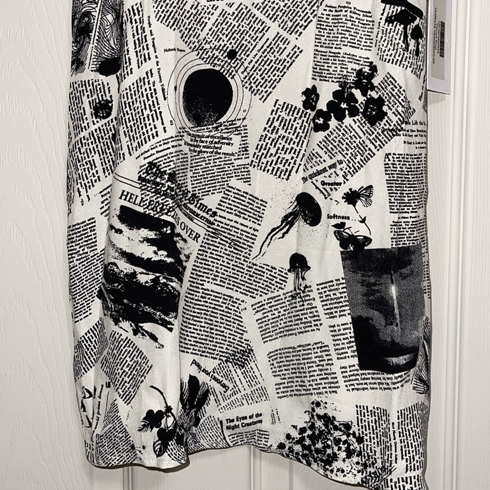 Reformation Newsprint Ventura Dress - Picture 4 of 12